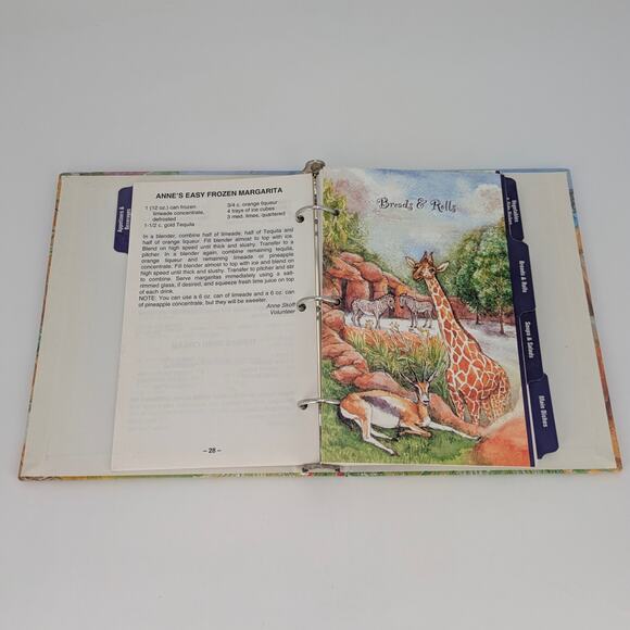 St Louis Zoo Beastro Cookbook Recipe Binder Food Favorites Collection Book HTF - Picture 8 of 11